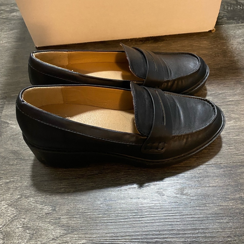 Classic Black Loafers for Women